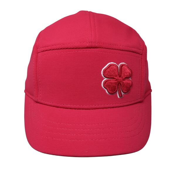 Black Clover Strapback 5 Panel Hat Pink One Size Embroidered Live Lucky - Picture 1 of 10